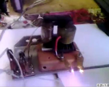 1. Запуск искры-дуги(звука нет)