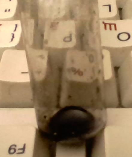 Нанокарбон, осадок с 0,5 мл, 6-7 день