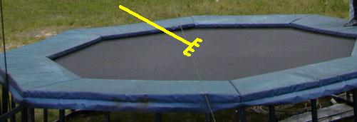 вилы в батуте