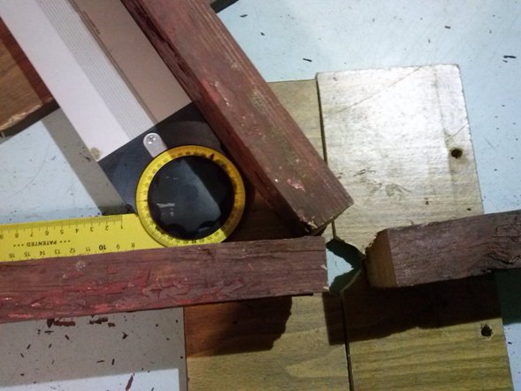 Устанавливаем углы.