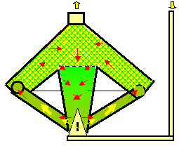 вариант: Бак с эжекцией атмосфенгого воздуха скоростным вращением  жидкости в сливном конусе