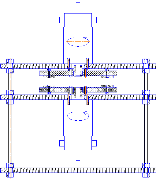Вращалка с магнитной муфтой